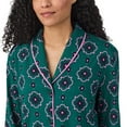 thumbnail image 5 of Room Service Womens 2-Piece Shawl Collar Pajama Set (Green, XS), 5 of 6