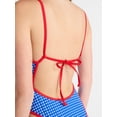 thumbnail image 5 of No Boundaries Stars and Stripes Reversible Binded One Piece Swimsuit, Women's XXS-XXL, 5 of 6