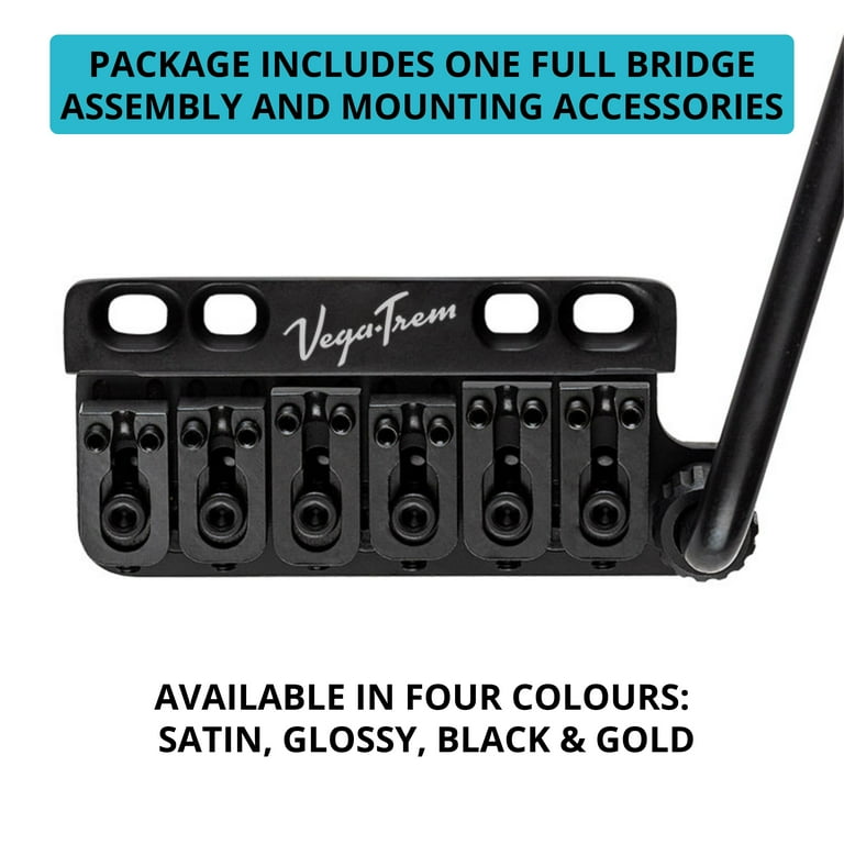 Vega-Trem VT1 Ultra Trem Standard Black for Guitars