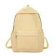 thumbnail image 2 of Lightweight Nylon Backpack, Large Capacity Yellow Travel Rucksack for Women Men, Water Resistant Casual Daypack with Laptop Sleeve for College Work Commute Weekend Trips, 2 of 4