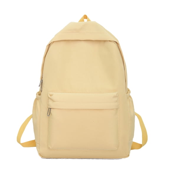 YSBDLQE Casual Large Capacity Travel Backpack for Men Women - Simple Modern Backpack for School and Work, Lightweight Daypack for Commuting and Weekend Trips,Yellow