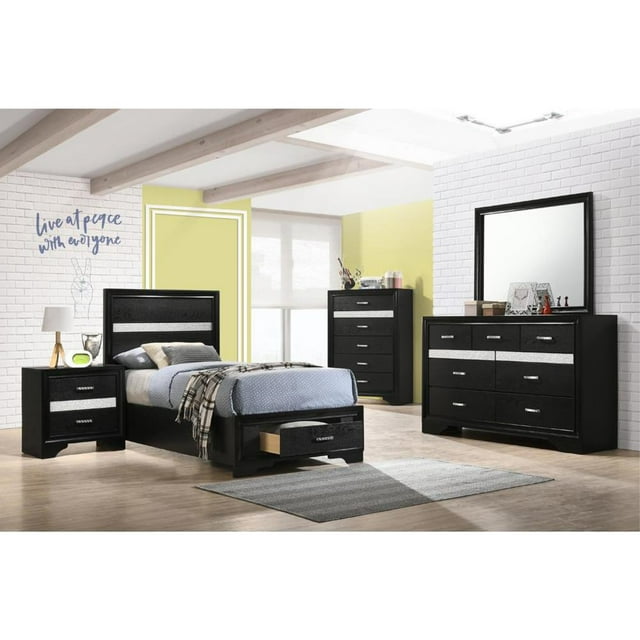Coaster Co. of America Twin Bed 5 Pc Set