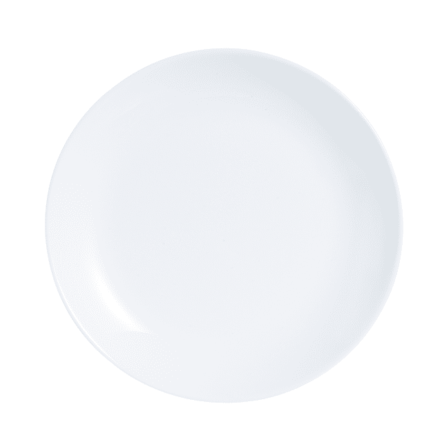Juego De 4 Platos Modernos Postre De Opal Diwali Luminarc Luminarc Diwali Blanc