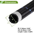 thumbnail image 5 of Unique Bargains AN-12 Fuel Line Hose 4 Ft L 17.46mm ID 24.38mm OD Vacuum Hose Automotive Fuel Hose 1 Pcs, 5 of 7