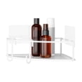 thumbnail image 2 of Umbra Cubiko Corner Shower Bins Set of 2 White, 2 of 6