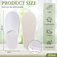 thumbnail image 4 of Pantuflas Desechables 28 x 11 cm 20 pares Malubero, Blanco, 4 of 5