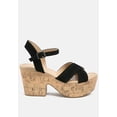thumbnail image 2 of ulla high heeled block sandal by London Rag, 2 of 6