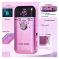 thumbnail image 4 of 45000RPM Electric Nail Drill Machine Professional Nail Drills for Gel Nails Polish Rechargeable Portable Nail File Manicure Tool, 4 of 5