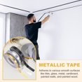 thumbnail image 3 of Uxcell Metalized Polyester Film Tape, Metallic Decor Tape Brushed Adhesive Mirror Tape Black 0.2 in, 3 of 6