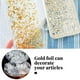 thumbnail image 5 of Billuyoard Festival de la hoja de hoja de oro Pastel Postre Pastelería Copos de caramelo Panadería Bar Comida Platos Té Bebida Decoración DIY Artesanía Plata, 5 of 6