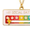 thumbnail image 3 of Peggybuy Social Battery Pin Creative Lapel for 7 Days A Week Lapel Pin for All Occasions, 3 of 9