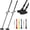 Black+Black, variant on Adjustable Golf Putter (2 Pack) for Men and Women Two-Way Kids Putter Mini Golf Putter for Right or Left Handed Golfers Adjustable Length Golf Putter