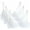 White, variant on 5 Pack Women's Daily Bra, Lace Push Up Bralettes for Women, Everyday Lingerie, for Small Breasts with Adjustable Strap