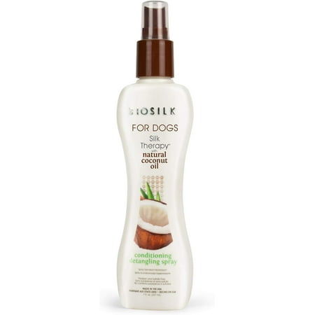 Biosilk for Dogs Silk Therapy Dog Conditioner Detangling Spray 7 oz