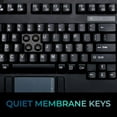 thumbnail image 4 of Adesso AKB-425UB - Teclado táctil USB Easytouch para montaje en rack, negro, 4 of 5