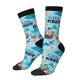 thumbnail image 1 of Balery Animal Pirate Calcetas Largas con Estampado para Hombre y Mujer – Suaves y Transpirables, Talla Única (US 5-11), 1 of 6