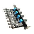 thumbnail image 1 of tredstone 12V Computer PC Case Cooling Fan Hub Regulator 4Pin 3Pin Speed Controller 5, 1 of 5