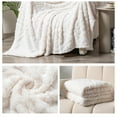 thumbnail image 5 of Dmlowu Extra Large Throw Blanket - 28x40" Cozy Fleece Blanket, Comfortable Breathable Throw Blanket for Couch Sofa Bed, Warm Fluffier Fuzzy Blanket, 5 of 6