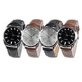 thumbnail image 3 of UDIYO Men Vintage Date Calendar Dial Faux Leather Business Analog Quartz Wrist Watch, 3 of 7