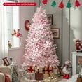 thumbnail image 3 of Árbol de Navidad artificial Costway flocado 210 cm 500 luces LED 1200 puntas, 3 of 4