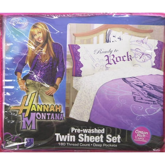 Disney Hannah Montana Jams Sheet Set Twin Com