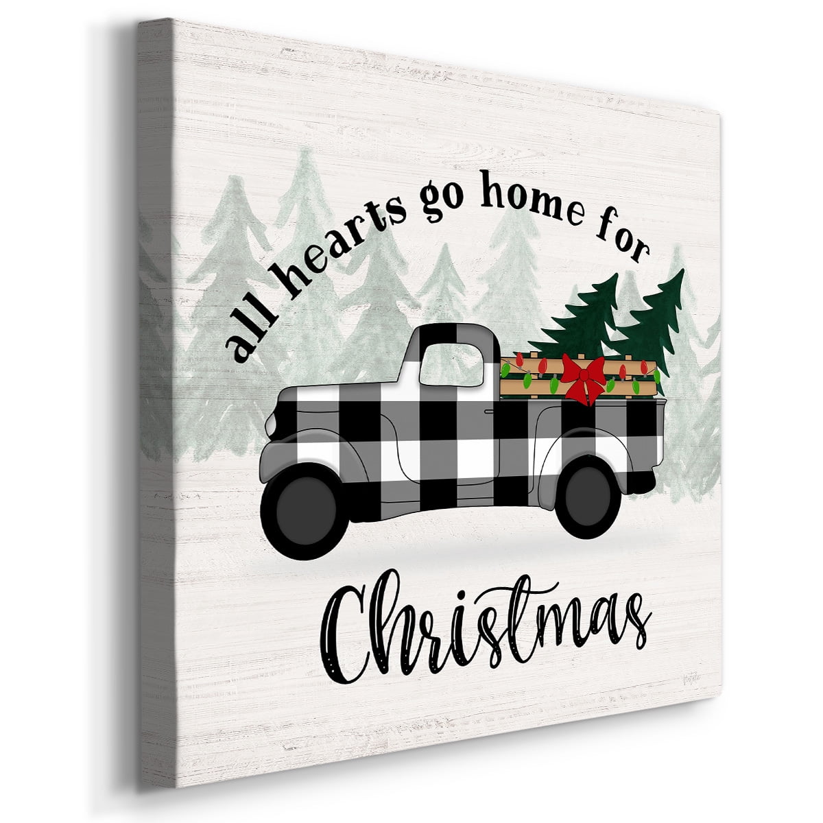 Christmas Truck II- Gallery Wrapped Canvas