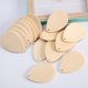 thumbnail image 3 of EeaseMX 50 pendientes de madera sin terminar, gruesos y con forma de gota, con virutas de madera, para decoración, colgantes con forma de gota de agua para mujeres y niñas, manualidades DIY., 3 of 8