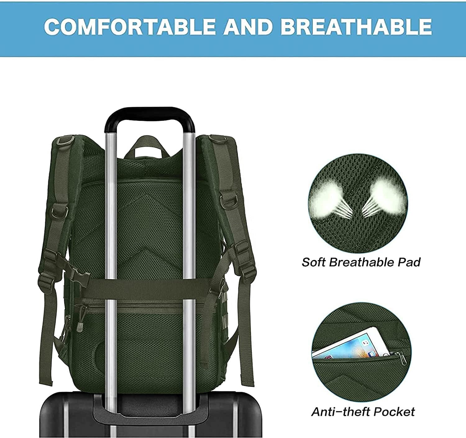 Mosiso Camera Backpack Professional DSLR/SLR/Mirrorless Camera Bag with Laptop Compartment for Canon/Nikon/Sony
