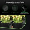 thumbnail image 2 of 3/5/10 Gallon Growth Bag, Reinforced Pot, For Gardening, Black, 2 of 7