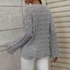 thumbnail image 5 of Tops de Mujer Camisas de Manga Larga Otoño Tallas Grandes Casual Cuello en V Blusa Suelta Estampada Odeerbi ODB148910, 5 of 5