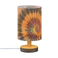 thumbnail image 2 of Mixture Color Spiral Tie Dye Table Lamp with USB Port LED Warm Light Lamp Night Light Home Decor, 2 of 7
