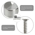 thumbnail image 4 of RomaMX 30Pcs Oval Closet Rod End Soportes Muebles Accesorios Armario Tubo Soporte Soporte Ropa Colgando soporte de barra (10 piezas de soporte y 20 piezas de tornillos), 4 of 8