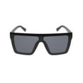 thumbnail image 2 of Fashion Oversize Siamese Lens Sunglasses Women Men Succinct Style, 2 of 8