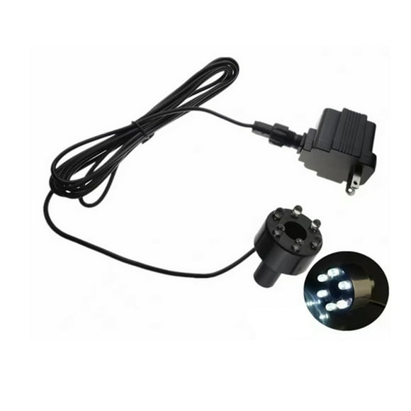 Waterproof Pond Lights Submersible RGB LED Lights For Ponds Led Waterfall Pool Under Submersible Water Pump With LED Light White Light US Plug