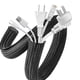 thumbnail image 1 of Funda para cables AGPTEK, 3 m — 2,54 cm, organizador de cables de escritorio, color negro, 1 of 7