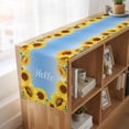 thumbnail image 6 of Table Runners 90 Inches Long Dress Scarves, Sunflowers Farmhouse Coffee/Dining/Kitchen Table Runner for Living Room, Yellow Summer Botanical Elegant Flowers 13x90 Inch, 6 of 9