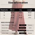thumbnail image 4 of Women's Cotton Maxi Skirt, High Waist Elastic Lace-Up A-Line Swing Skirt, Bohemian Long Skirt for Beach, Vacation and Summer,Beige,M, 4 of 9