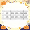 thumbnail image 4 of WERYOUNG Girls Halloween T Shirts Pumpkin Printed Short Sleeve Crewneck T-Shirts Pullover Lined Cozy Casual Tees Versatile Tops 10-11 Years, 4 of 6