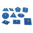 thumbnail image 4 of Esquirla Wooden Montessori Maths Geometric Figure Shaped Peg Puzzles Learning Toy - Yellow, as described, 4 of 8