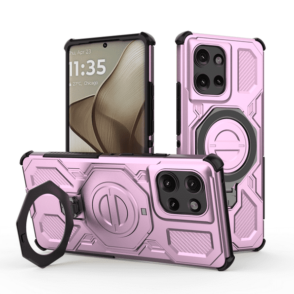 Funda GANGXUN para Motorola Edge 50 5G , magnética, ligera, soporte 360°, antigolpes