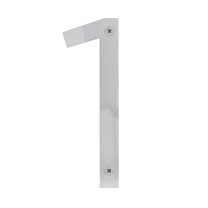 Sure-loc  Stainless-steel House Numbers - 6"H Silver/1