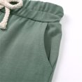 thumbnail image 6 of Hiijoy Toddler Boys Summer Outfits 2 Piece Tracksuit Solid Short Sleeve T Shirt with Shorts Set, Sizes 2-3T, 6 of 8
