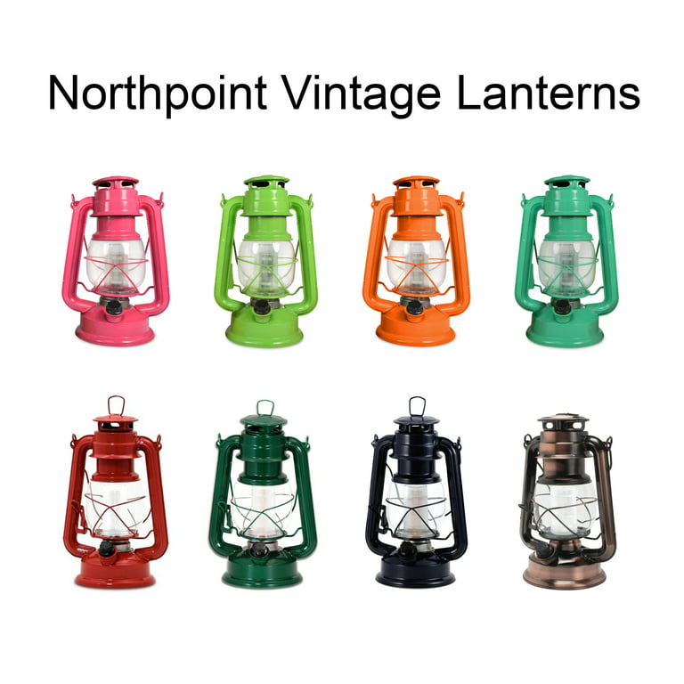 Northpoint Vintage Copper Battery Operated LED Lantern (2-Pack) 190462 (2)  - The Home Depot