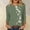 Army Green3, variant on Josdec Women's Floral Print Long Sleeve Shirts Round Neck Casual Basic Tee Dressy Stretch All Season Loose Blouse Tops S-5XL