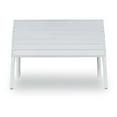 thumbnail image 2 of Riverbay Furniture Transitional Wood Outdoor Ottoman in White, 2 of 12