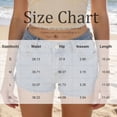 thumbnail image 3 of Women's Denim Shorts Mid Rise Summer Hot Raw Hem Casual Jean Shorts, 3 of 4