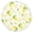 Bright Y, variant on Retro Floral Fitted Table Cover Elastic Edge Round Tablecloth with Waterproof Scratch-Resistant Surface