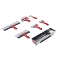 thumbnail image 1 of Drywall Scraper Tools, 14 Inch Mud Pan Stainless Steel Easy To Maintain Non Slip Handle Putty Scraper Set Versatile Usage  for Decor Wallpaper Removing, 1 of 7
