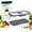 Gray, variant on Produce Freshness Containers with Timer & Drainage, Fruit Storage Container for Fridge, Lid Lettuce Keeper