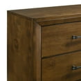 thumbnail image 3 of New Classic Furniture Ballard Wood 5-Drawer Chest in Walnut Brown, 3 of 7